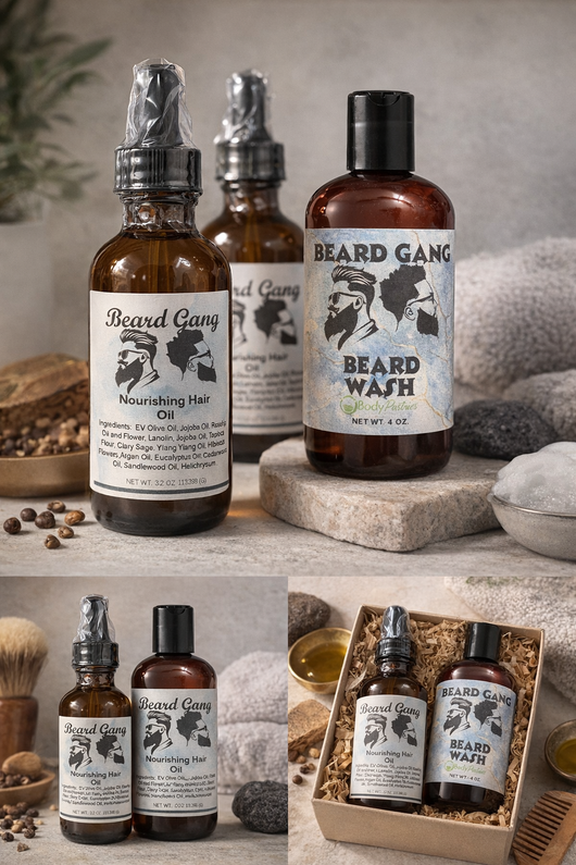 Beard Gang Beard Wash + Oil Set