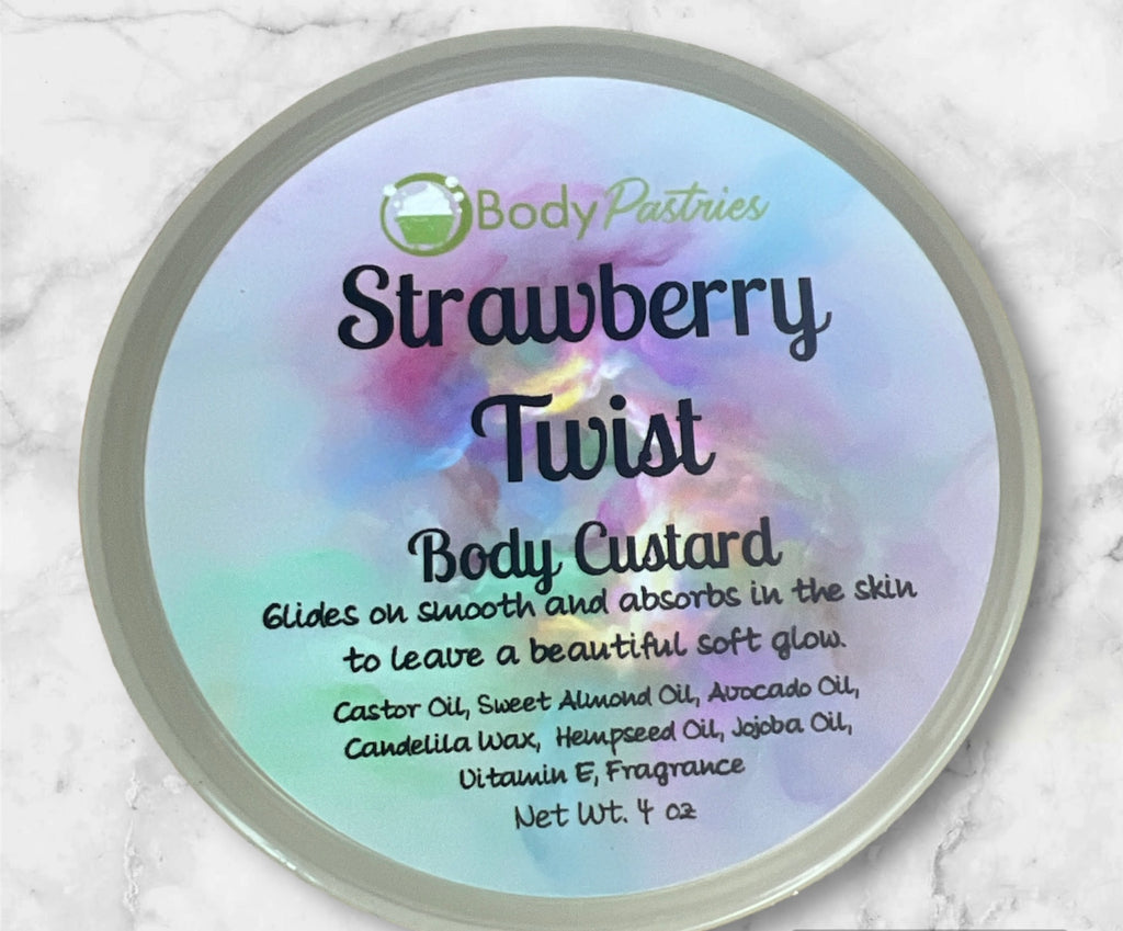 STRAWBERRY TWIST BODY CUSTARD***NEW*** – Body Pastries LLC